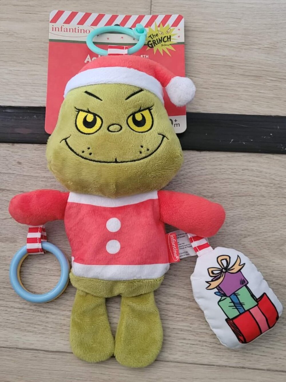 new INFANTINO dr seuss GRINCH ACTIVITY PAL christmas holiday toy